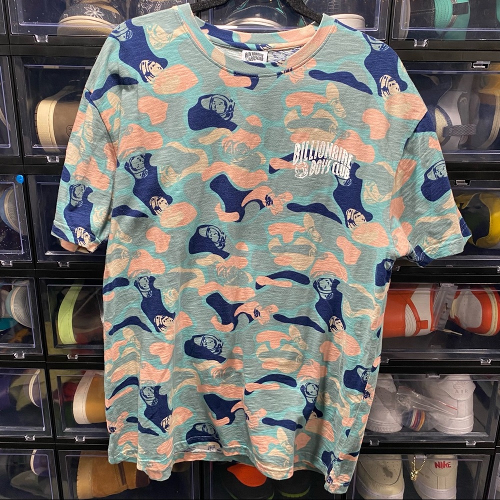 BILLIONAIRE BOYS CLUB BBC SUMMER BEACH CAMO TEE XL